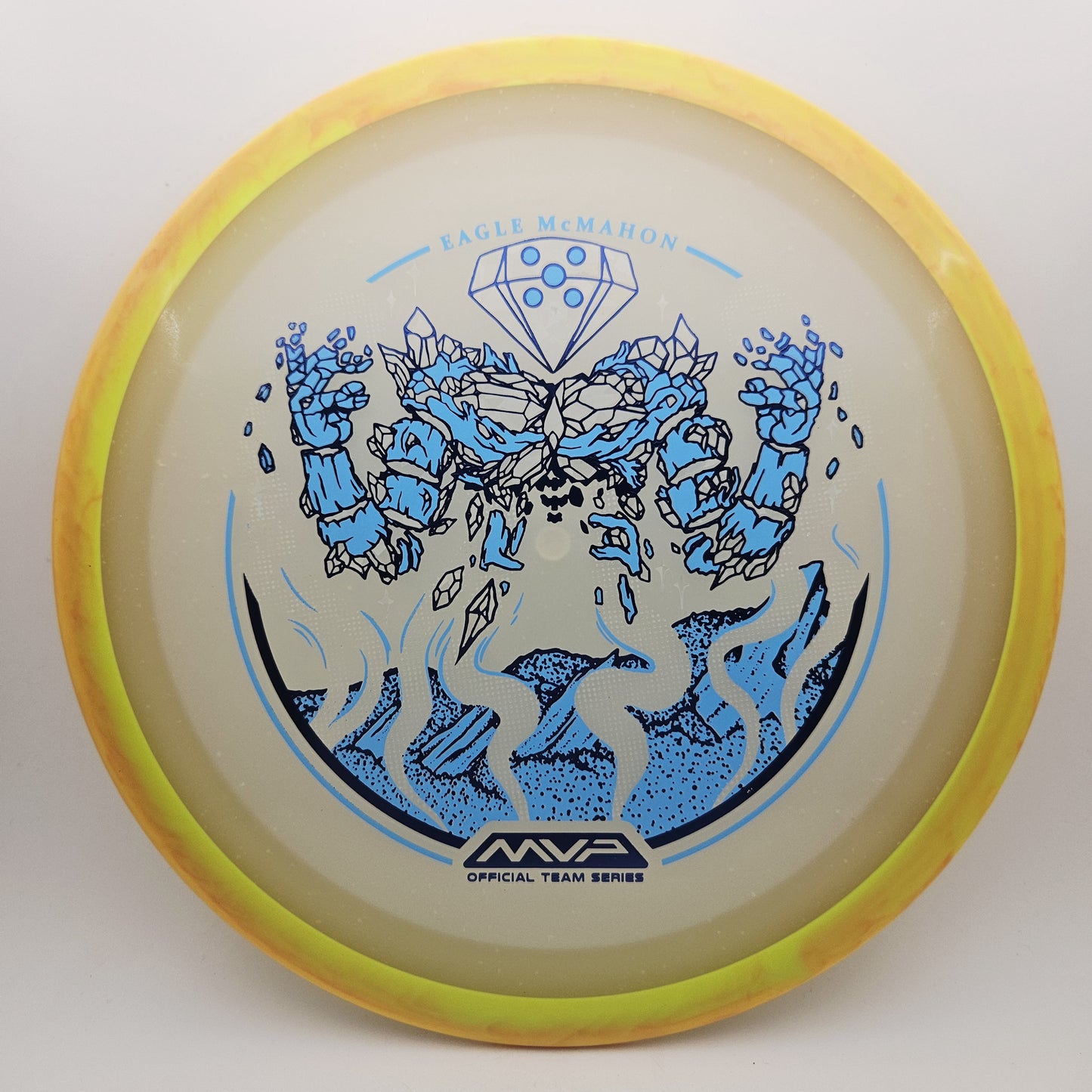 #16367 173g Orange / Blue Glow, Eagle McMahon Tour Series Particle Eclipse Thrill