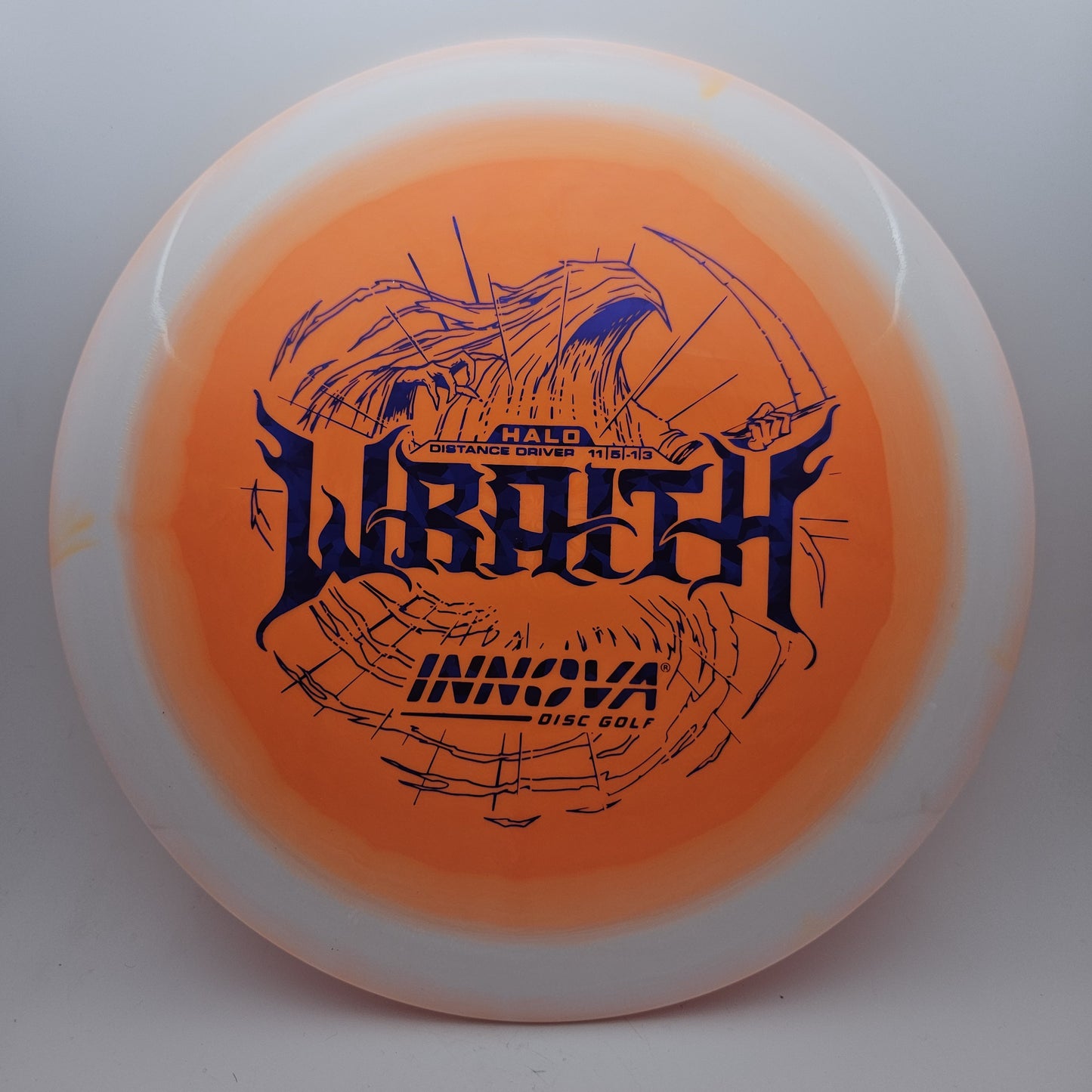 #9467 162g Orange / White Halo Star Wraith