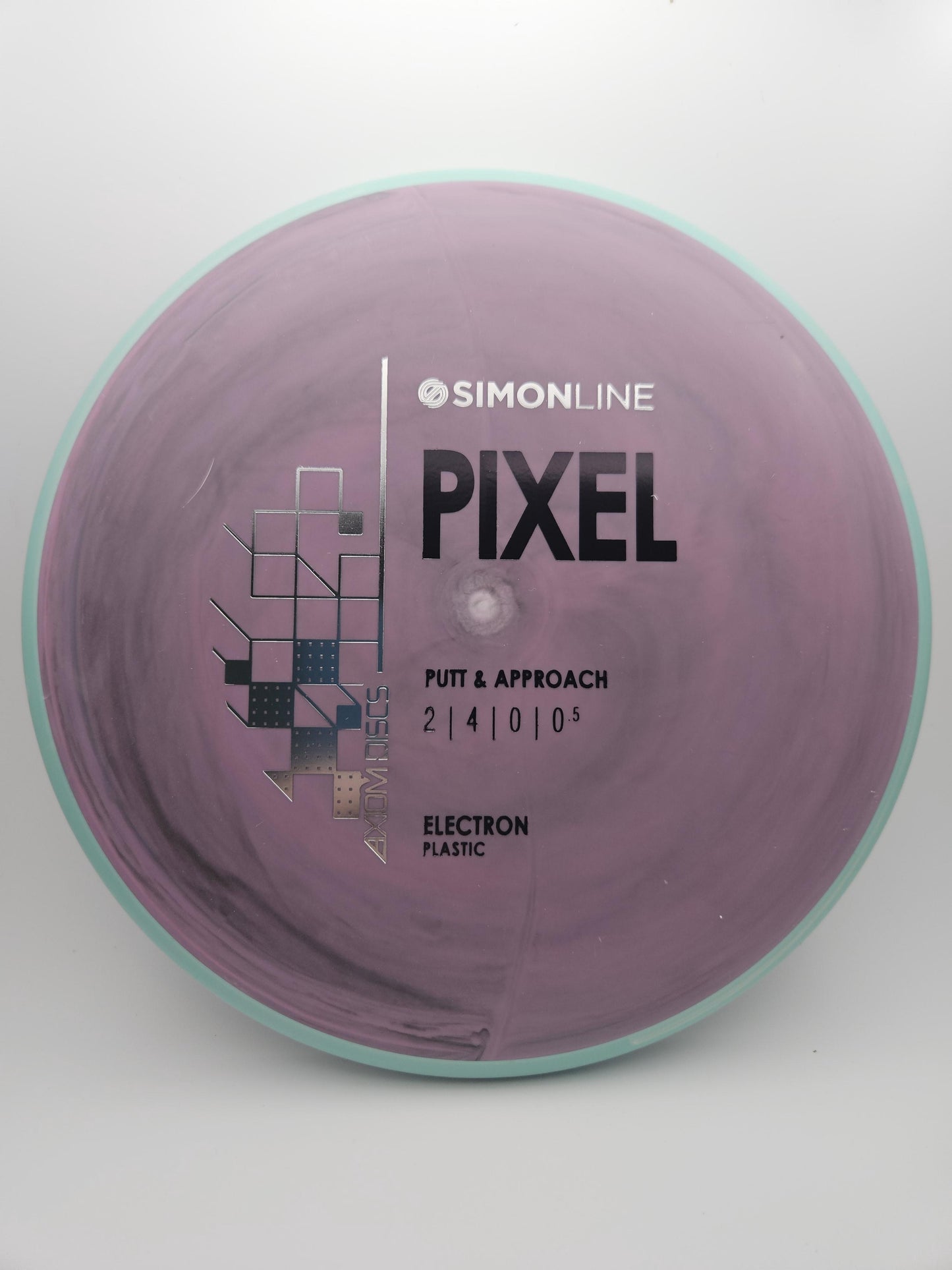 #3785 174g Purple / Teal Electron Pixel